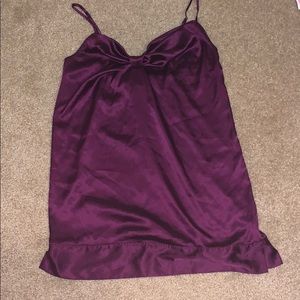 Purple Silk Victoria Secret Slip